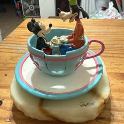 Disney’s Ron Lee Sculpture “Mickey’s Teacup Ride” 1994 Limited Edition 