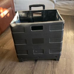 Foldable Utility Cart with Dual Wheel