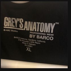 Greys Anatomy Scrubs Xl. changed careers barely worn like new