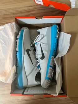 Tiger Woods Aqua golf shoes size 12