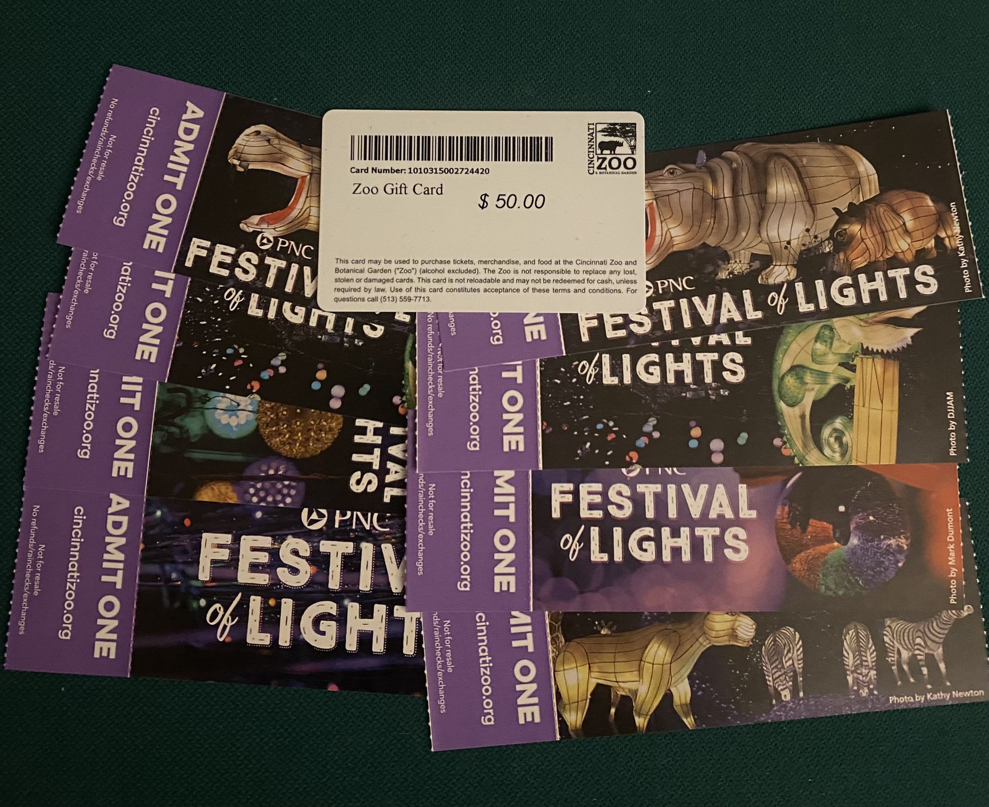 FESTIVAL OF LIGHTS TICKETS 