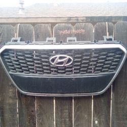 

Front Bumper Cover & Grille Grill For 2015 2016 2017 Hyundai Sonata