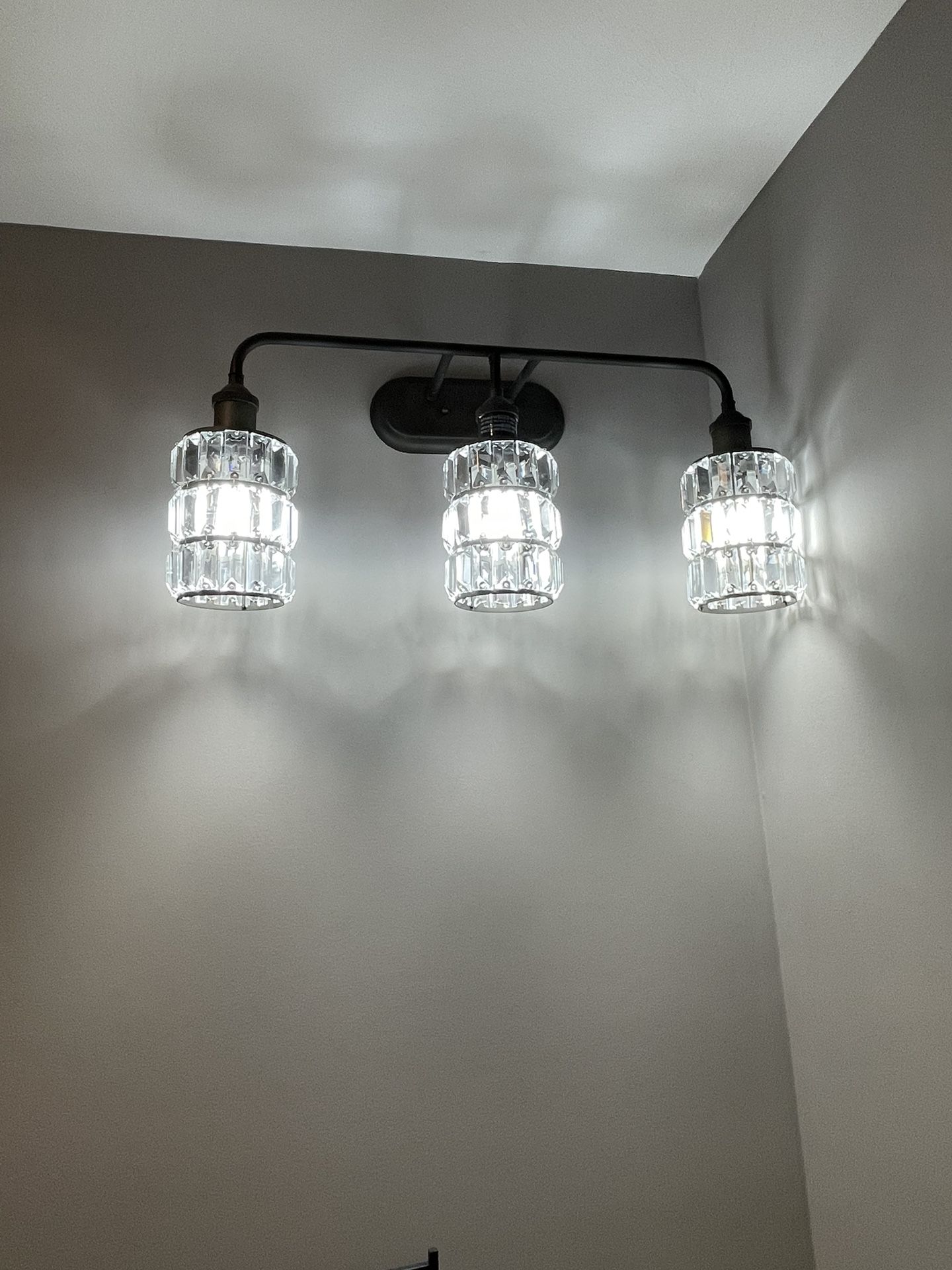New Crystal Prism Vanity Light