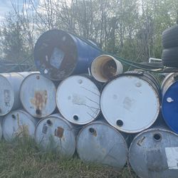 Metal Burn Barrels 