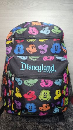 DISNEY Disneyland Park Exclusive Rainbow Silhouette Mickey Mouse Backpack