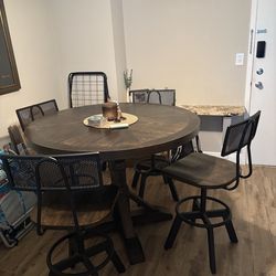 Dining Set with 4 Chairs