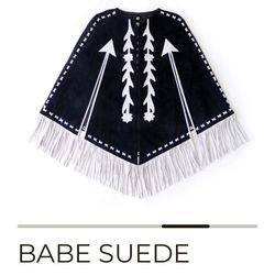 Babe Suede Cape