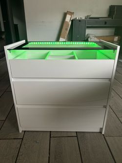 Night stand with led light