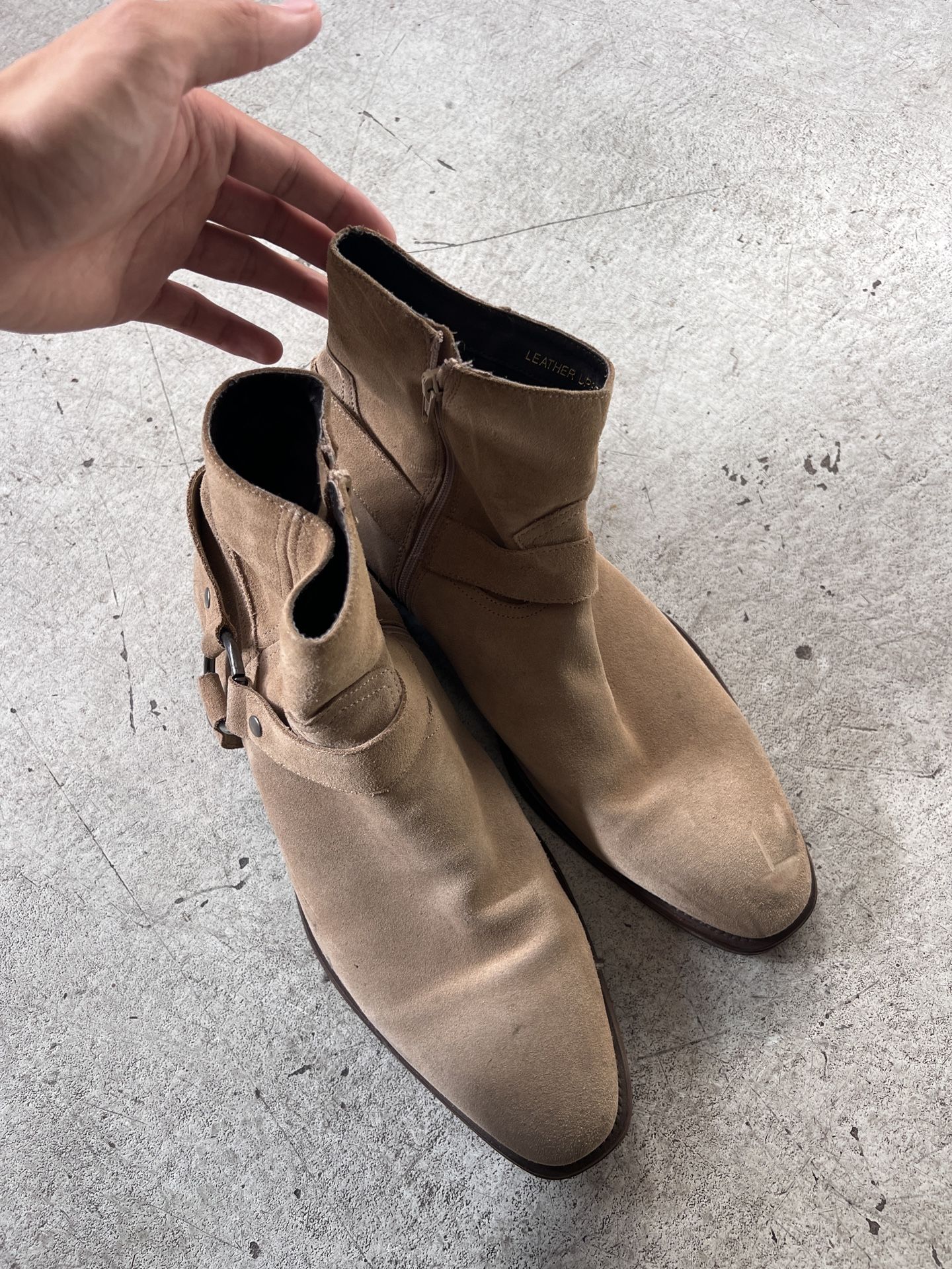 Men’s Aldo Tan Suede Chelsea Boots (Size 12)