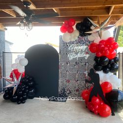 Balloon backdrop