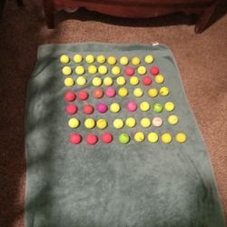 53 Nice Colored  Balls All For Only 23.00  Plus 12 Nice FreePractice Ball S 