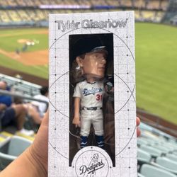 Tyler Glasnow Los Angeles Dodgers Bobblehead SGA 9/18/2025 NIB