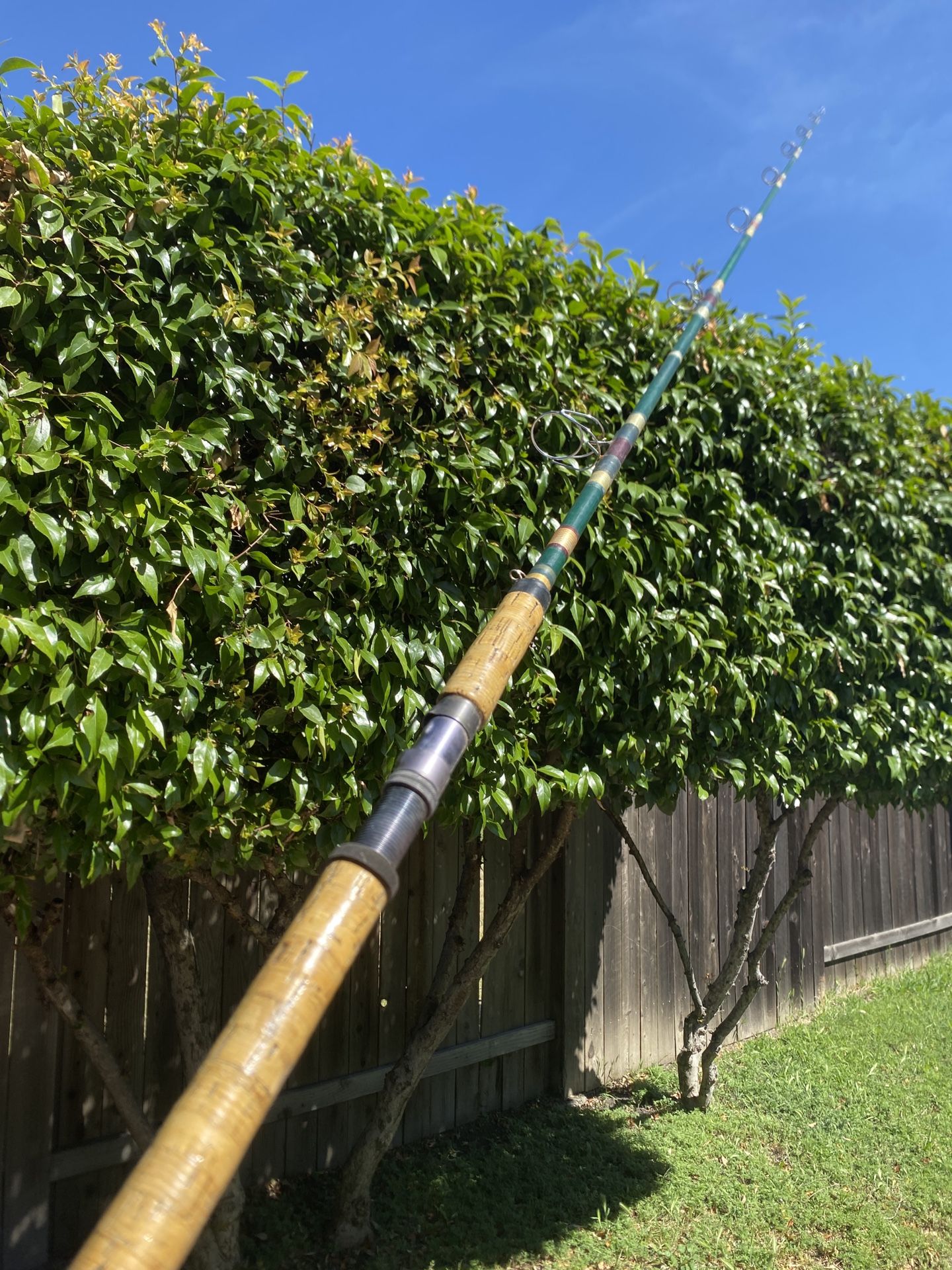 oldschool 9’0” fishing pole