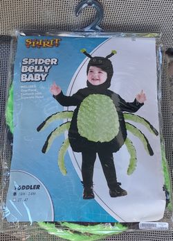 Spider belly baby costume