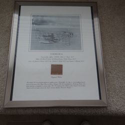 Smithsonian Curtis NC-4 fabric from original plane that flew around world