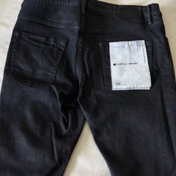 Black Wax Purple Brand Jeans Size 33