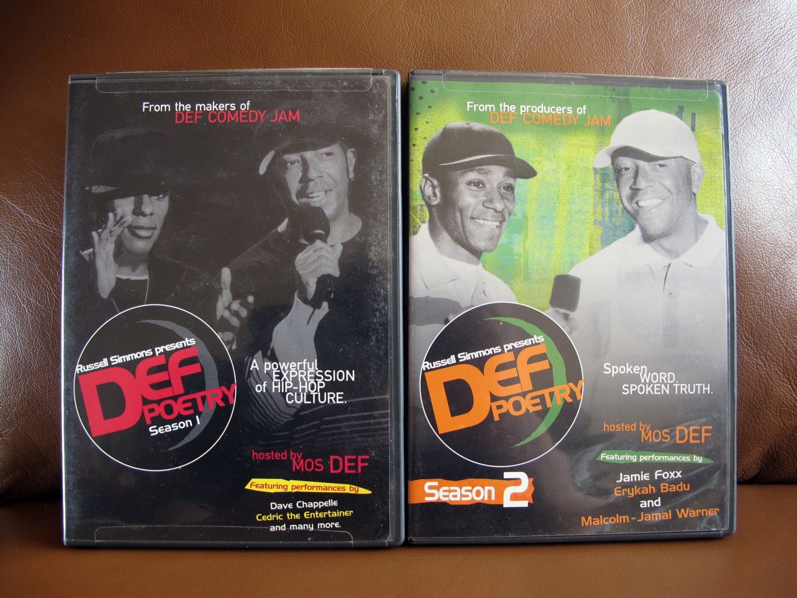 Def Poetry Jam : Season 1 & 2 DVD’s