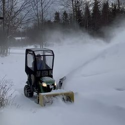 John Deere 44” snow blower