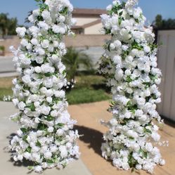 Flower Arch Pillars
