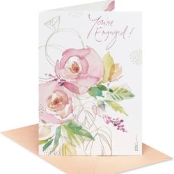 American Greetings Engagement Card and Envelope, 1 Card