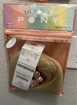 $30….New / sealed Lola Ponytail extension Champagne Blonde.  Please pickup in the area of 36th Ave and Pinnacle peak within 24hours of take greatly a