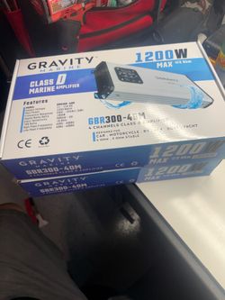Gravity Marine Amp 1200w Max at 2ohm