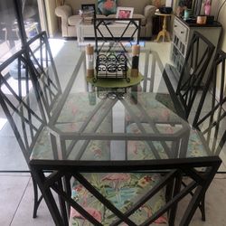 Kitchen Dining Table And 6 Chairs