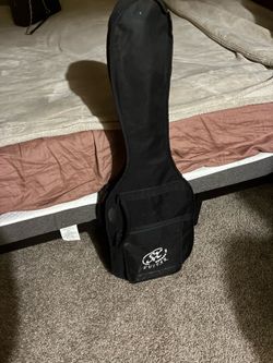 Left handed guitar red