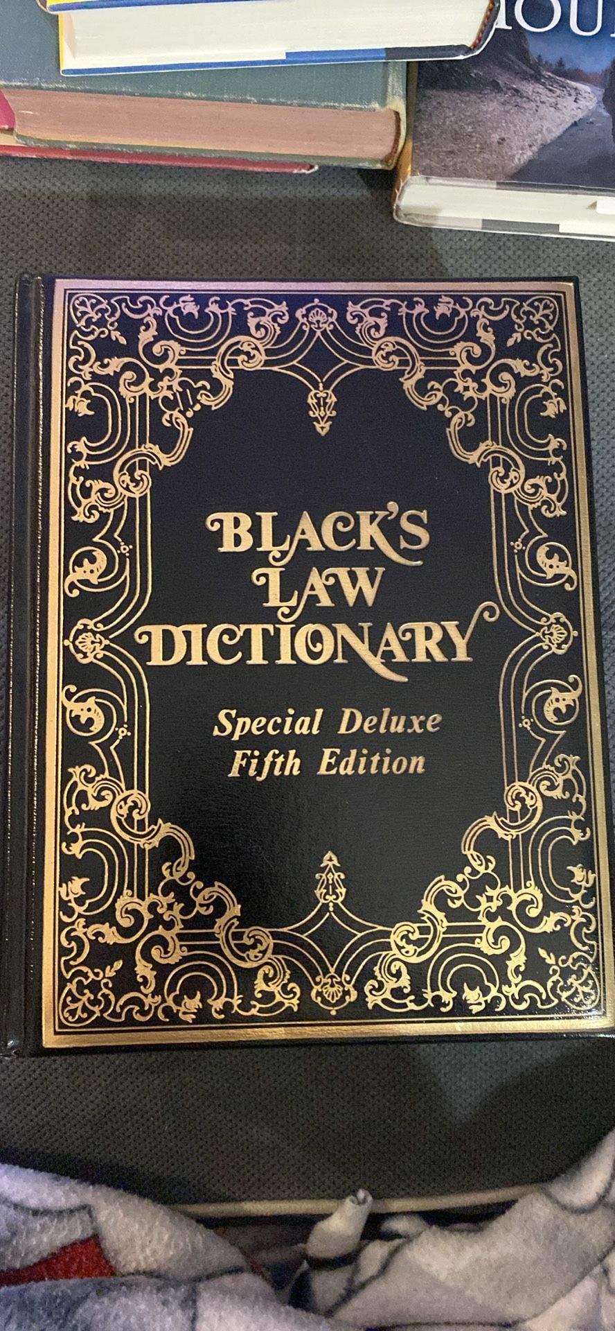Black’s Law Dictionary, Special Deluxe Fifth Edition (1979, West Publishing) — Cushioned Vinyl, Gilt