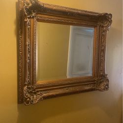 Elegant Ornate Antique Mirror