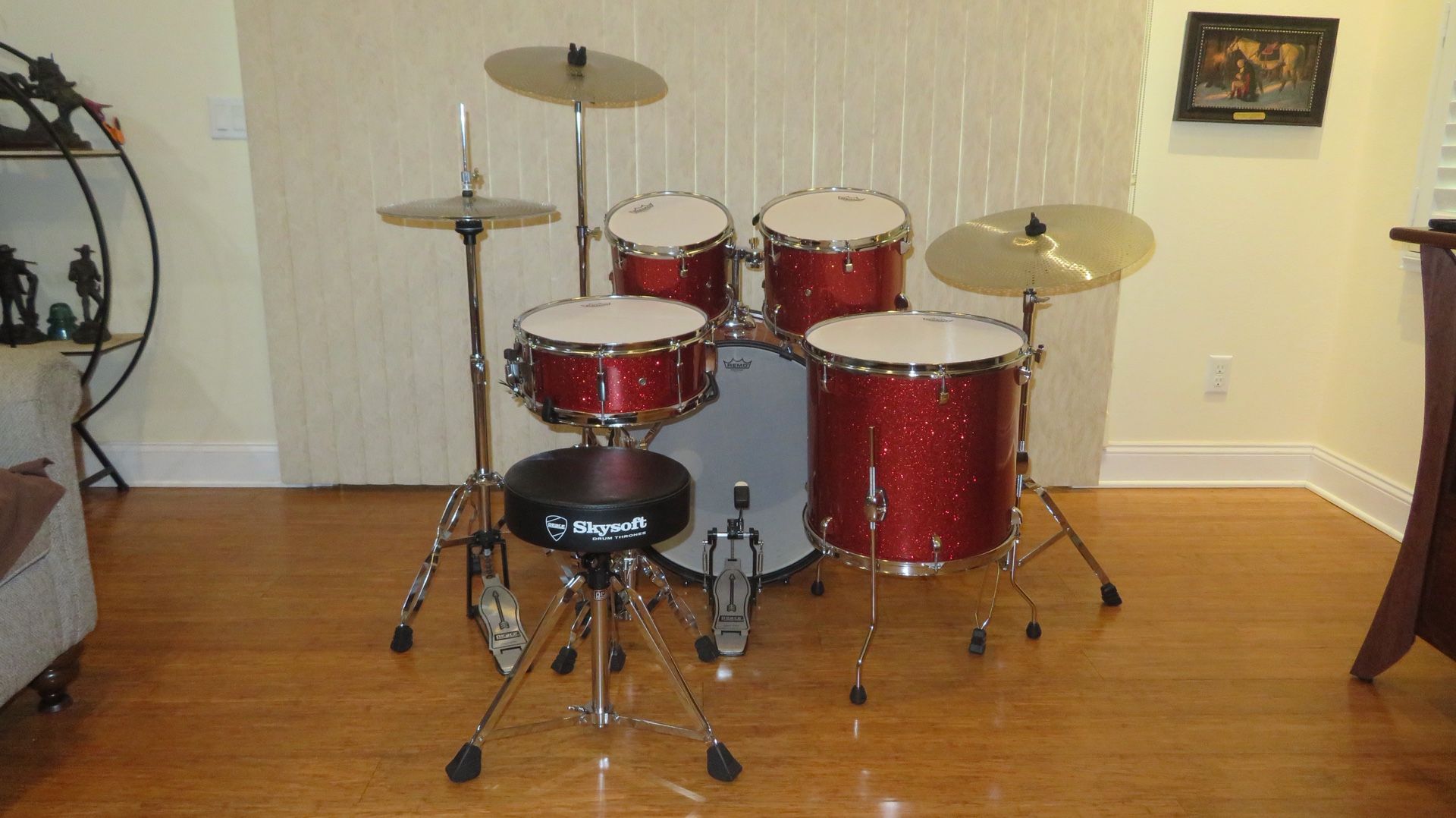 Drum Set - Complete - (Built For Low Volume) - Excellent Condition!!!