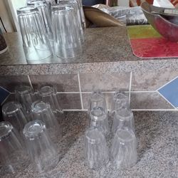 SET OF 24 DRINKING GLASSES.... CHECK OUT MY PAGE FOR MORE ITEMS