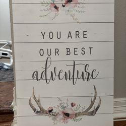 Girls Wooden Wall Decor