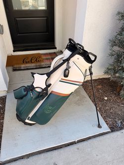 Leather Golf Stand Bag – 7 Slot – Great Condition
