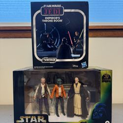 Star Wars Black Series Cantina Showdown & Vintage Collection Emporer’s Throne Room