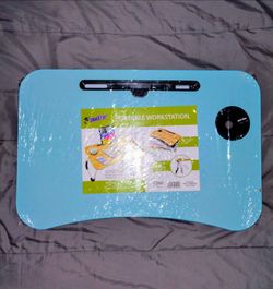 NEW portable adjustable workstation for laptop, phone & tablet