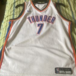 OKC jersey worn by Carmelo Anthony