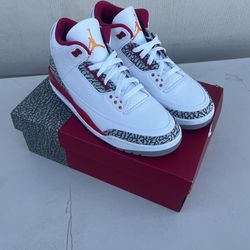 Jordan 3s Cardinal Red