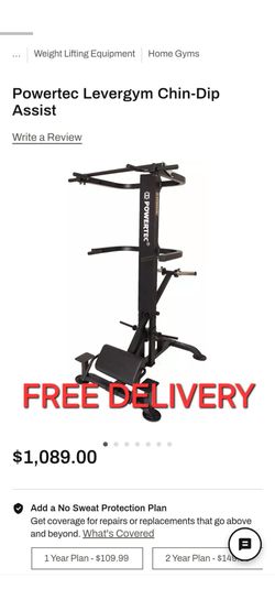 PowerTec Pull up/dip machine / Gym / Gymnasio / Weights / Pesas / Fitness