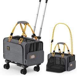 Pet Carrier With Wheels