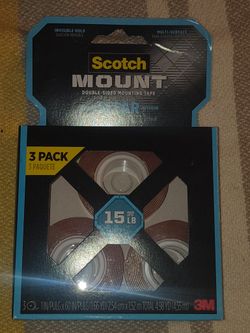Scotch Mount Tape Heavy Duty Transparent