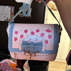 Sanrio Cinnamonroll Quilted Crossbody Bag