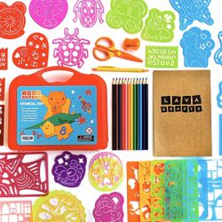 ❤️ Drawing Stencils Set for Kids (46 Pieces) - BRAND NEW