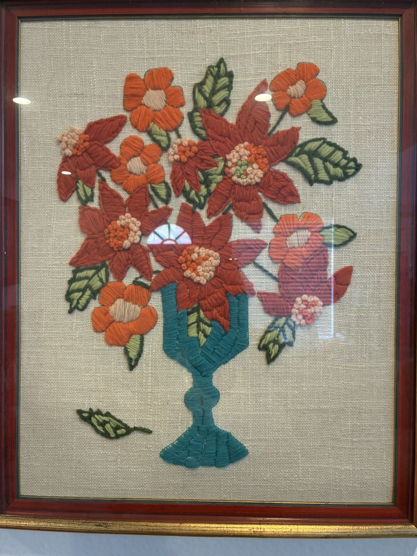 Danish Fiber Scandinavian Hanging Yarn Bouquet Flowers