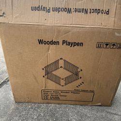Wooden Playpen