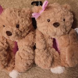 New Girl Bear Slippers 