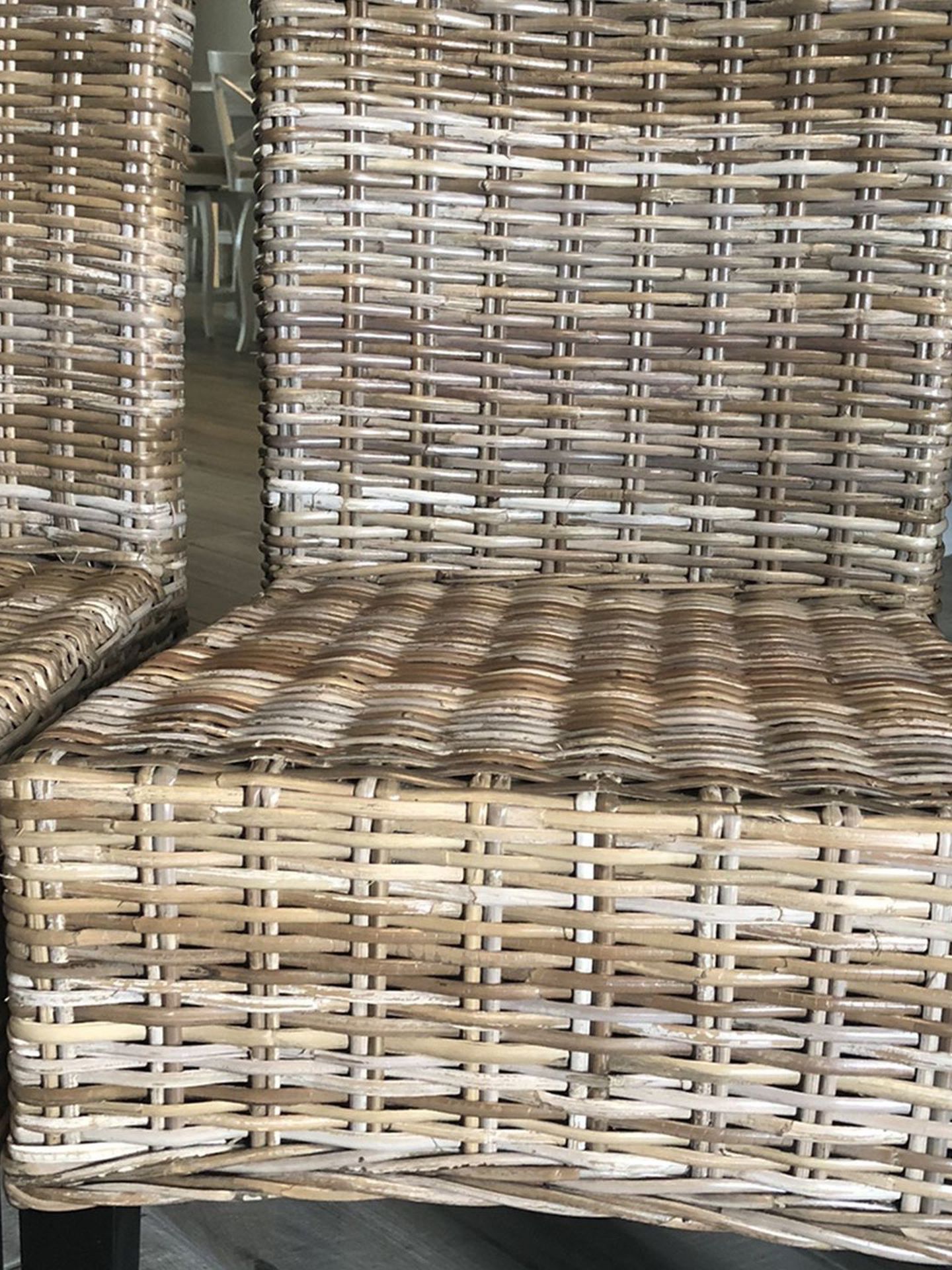 4 Rattan Dining Chairs - Pier 1 Kubu Chairs In Natural