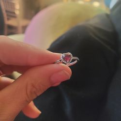 Ruby Size 7 Pandora Ring
