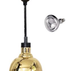 110V Food Heat Lamp Commercial Food Warmer Light Hanging Food Heating Lamp