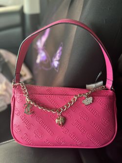 Pink Juicy Purse With Chain 